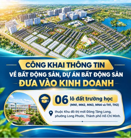 CÔNG KHAI THÔNG TIN VỀ BẤT ĐỘNG SẢN, DỰ ÁN BẤT ĐỘNG SẢN ĐƯA VÀO KINH DOANH